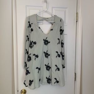 Free People grey tunic